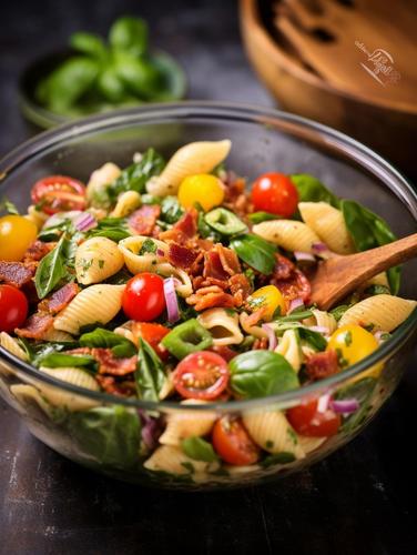 Summer Peaks BLT Pasta Fiesta